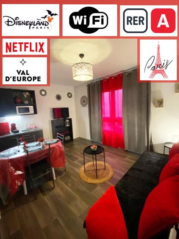 Disneyland Paris - Calm & Cute Studio 6 Mins From Rer A! Torcy  Luaran gambar